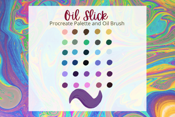 Download Procreate Oil Slick Palette and Brush - Slick Collection