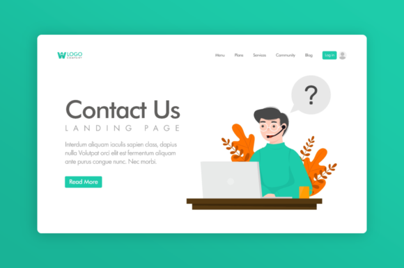 Download Website Illustration - Customer Service - Customer Collection