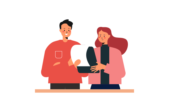 Download Business Discussion Concept Flat Design - Business Collection