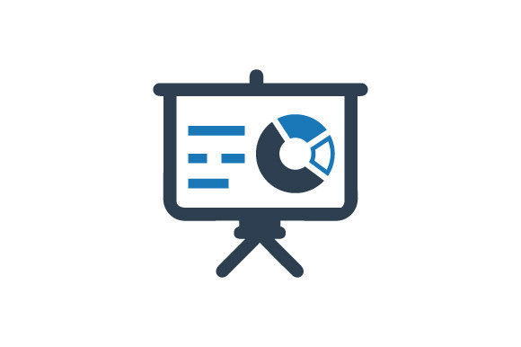 Download Presenting Business Statistic Icon - Business Collection