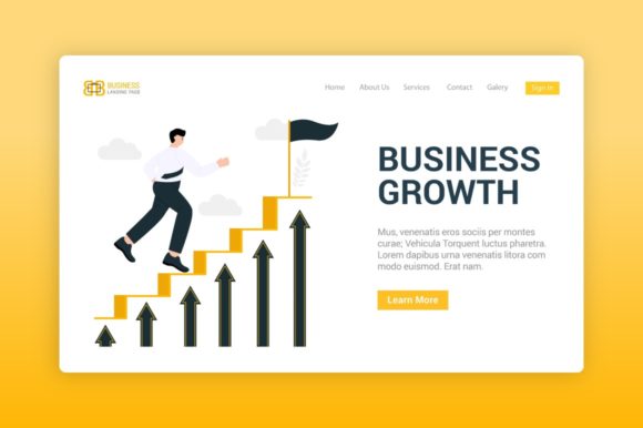 Download Website Illustration - Business Growth - Business Collection