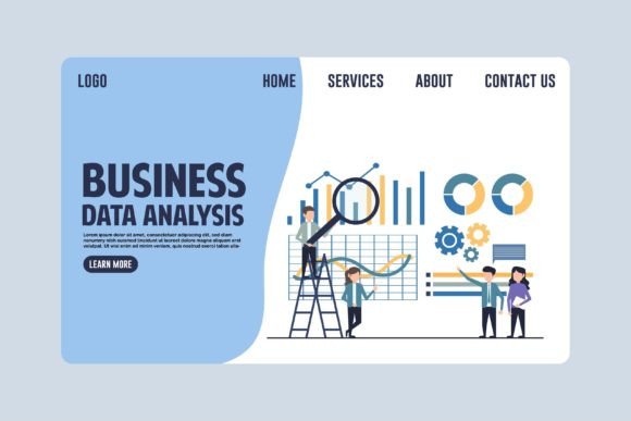 Download Business Data Analysis Landing Page - Business Collection