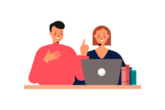 Download Business Discussion Concept Flat Design - Business Collection